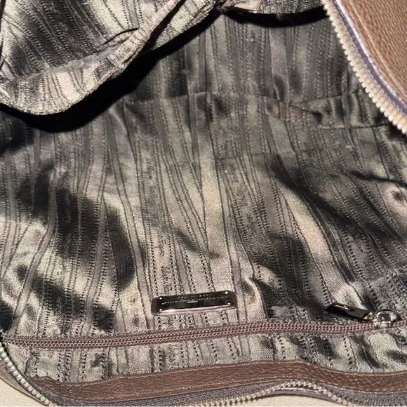 Salvatore Ferragamo Dark Brown Leather Hobo Bag - Picture 3 of 6